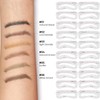 Waterproof Microblading Eyebrow Pen,2-in-1 Dual Ended Eyebrow Pen & 10