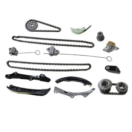 Priprilod Timing Chain Kit Compatible with Maserati Ghibli Levante Quattroporte 3.0TT V6 2013-2017# 276581 339037 339038 276590 299671 299501 299140