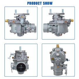 Autoparts Total Power Parts Carburetor 1103-0004 Replacement for Ford/New Holland Tractor 3000 Series 3 Cyl 1965-1974 3055 13916 C5NE9510C C5NN9510M C7NN9510C