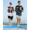 HSYFUNA Running Hydration Vest with 500 ml Water Bottle, Reflective,