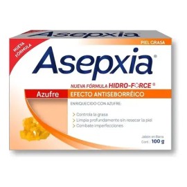 Asepxia Jabón Azufre 100g                                                                                                                             