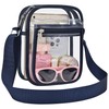 USPECLARE Clear Purse for Stadium Events Clear Messenger Bag for