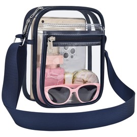 USPECLARE Clear Purse for Stadium Events Clear Messenger Bag for Men and Women