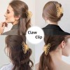 JFJXLM Seashell Claw Clip for Women Girls Gold Hair Clips