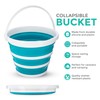 LIVIVO Collapsible Bucket – Large 10L Capacity Sturdy Folding Silicon