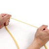 QWORK 33FT 1/4" OD 3/16" ID Natural Latex Rubber Tubing