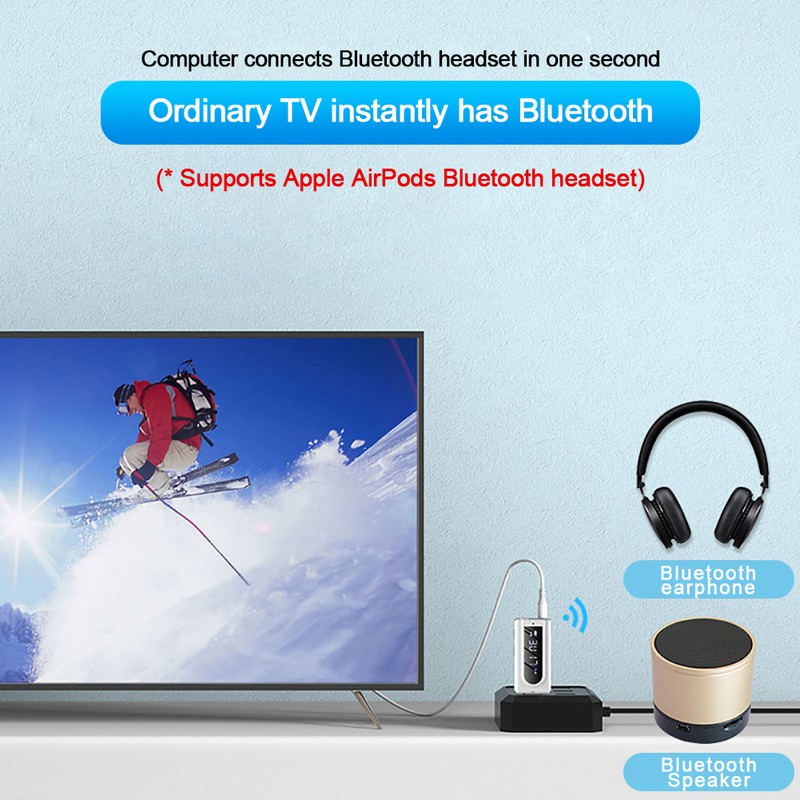 Car USB FM Receiver and Transmitter Aux Radio Bluetooth 5.0