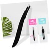 Ipetboom 1Set Stainless Steel Eyebrow Tweezers Mini Eyebrow Clips for