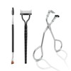 ZWWOGE Eyelash Curler 3-Piece Set Includes Partial Eyelash Curler, Double