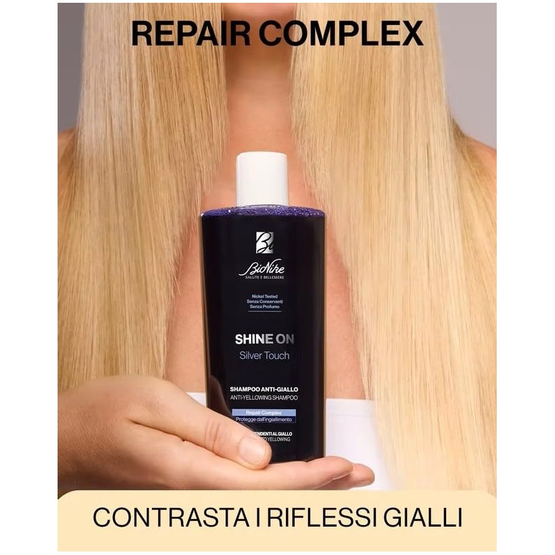 BioNike Shine On Shampoo Anti-Giallo Silver Touch 200 ml