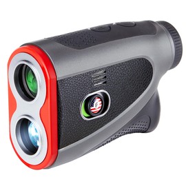 1200 Yards Laser Golf Rangefinder with Slope - 7X Magnification, Flag Pole Locking Vibration, and Magnetic Stripe, Rechargeable Range Finder with Magnet Stripe, Premium Waterproof Faux Leather