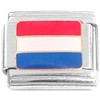 Flag Of Netherlands Italian Charm