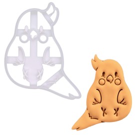 BAKERLOGY Cute Cockatiel Cookie Cutter - Detailed Cookie Cutter Design for Baking and Crafting, Ideal for Fondant, Dough, Clay