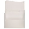 JAM Paper Plastic Portfolio with 2-Button Waved Snap Closure -