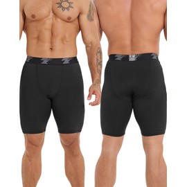 TELALEO 5 Pack Men's Compression Shorts Quick Dry Running Tights, Sports Performance Active Short SetA M/02