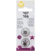 Wilton 418-613 Left-Hand Drop Flowers Decorating Tip Set