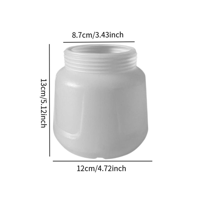 Colcolo 1L Paint Cup Storage Container Accessory White with Thread