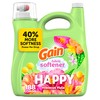 Gain Liquid Fabric Softener (Fabric Conditioner), Happy, 127 fl oz,