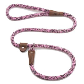 Mendota Pet Slip Leash - Dog Lead and Collar Combo - Made in The USA - Pink Camo, 1/2 in x 6 ft - for Large Breeds