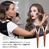 TVETE Foundation Brush, Liquid Foundation Brush, Flat Type, 2 Pieces,