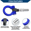 Hihaha Tow Hook/Universal Car Front Bumper Towing Hook/Durable Metal Rotary