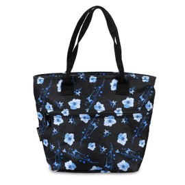 J World Lola Lunch Tote Bag Insulated Lunch-Box for Women & Teen Girls, Night Bloom