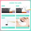 NAGARAKU Eyelash Extension, 4D Volume, Ultra Fine, Lightweight, Natural, Soft,