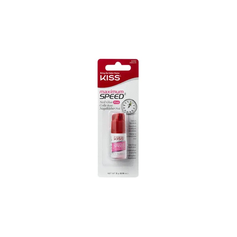Kiss Maximum Speed ​​Pink Nail Glue