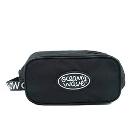Ocean's Wave Wash Bag Made of Waterproof Materials, Grey, 24.5 x 12.2 x 9 cm, Grey, 24.5 x 12.2 x 9 cm, Casual, gray, casual