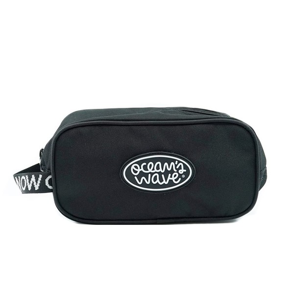 Ocean's Wave Wash Bag Made of Waterproof Materials, Grey, 24.5