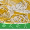 Gogreen 100% Cotton Sheet Set Full Size, Yellow Floral, 4PC