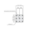 Linear Stage X Axes 25x25mm Micrometer Manual Displacement Platform Sliding
