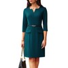 GRACE KARIN 2025 Women's 3/4 Sleeve Business Work Dress V