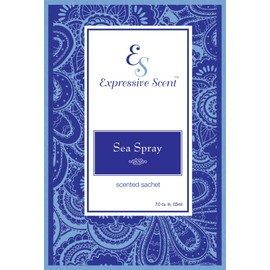 Seaspray Scented Sachet Envelope Air Freshener By Expressive Scent - 1 Pack