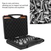 44PCS Nut and Bolt Thread Checker Aluminum Alloy Imperial and