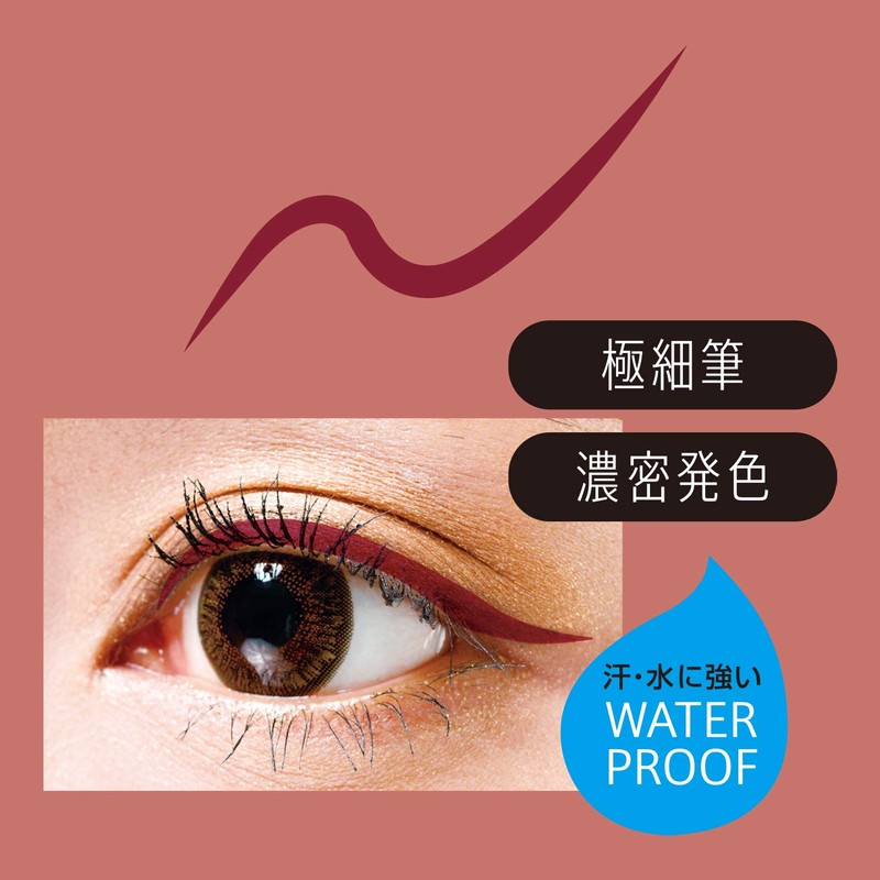 Rimmel Exaggerate Lasting Liquid Eyeliner WP CP 105 Dark Cherry