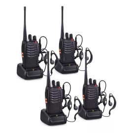 Importeek 4pz Radio Comunicacion Profesional Largo Alcance 2 Vias