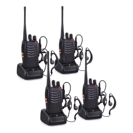 Importeek 4pz Radio Comunicacion Profesional Largo Alcance 2 Vias