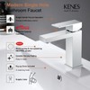 KENES Chrome Bathroom Faucet Single Handle Bathroom Sink Faucet Lavatory