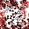 Heart Confetti Wedding, Approximately 600-700 Pieces Confetti Red, Confetti Decoration