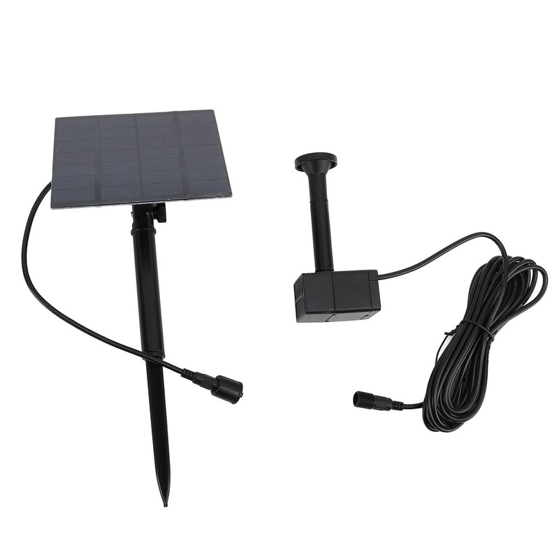 Solar Powered Water Pump Kit Powerful Jet Watering Pond Pump