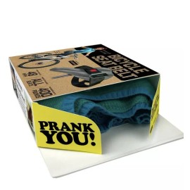 30 Watt BICYCLE SEAT BELT Prank Fake Gag Funny PARODY Gift Box birthday Bike Joke