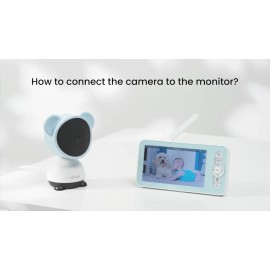 ieGeek 5'' Wifi Video Baby Monitor Camera and Audio ,Night Vision,2-Way Talk,PTZ