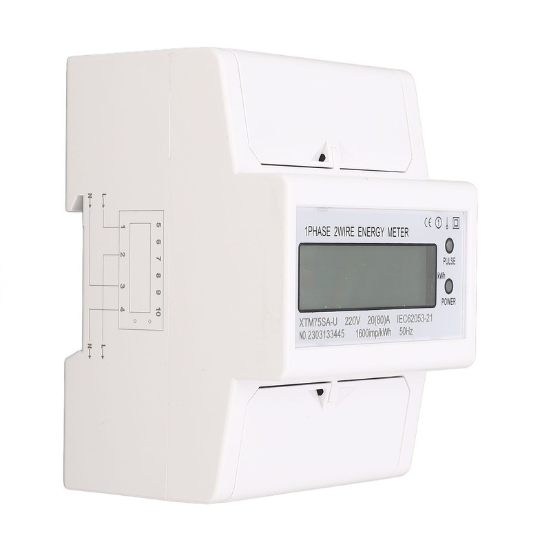 Watt Meter Electricity Usage Monitor Current Voltage Tester 1 Phase