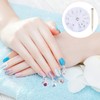 Mikinona 24pcs Nail Charms and Pendants Set Nail Piercing Tool