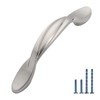Asidrama 10 Pack 3 Inch(76mm) Brushed Satin Nickel Kitchen Cabinet
