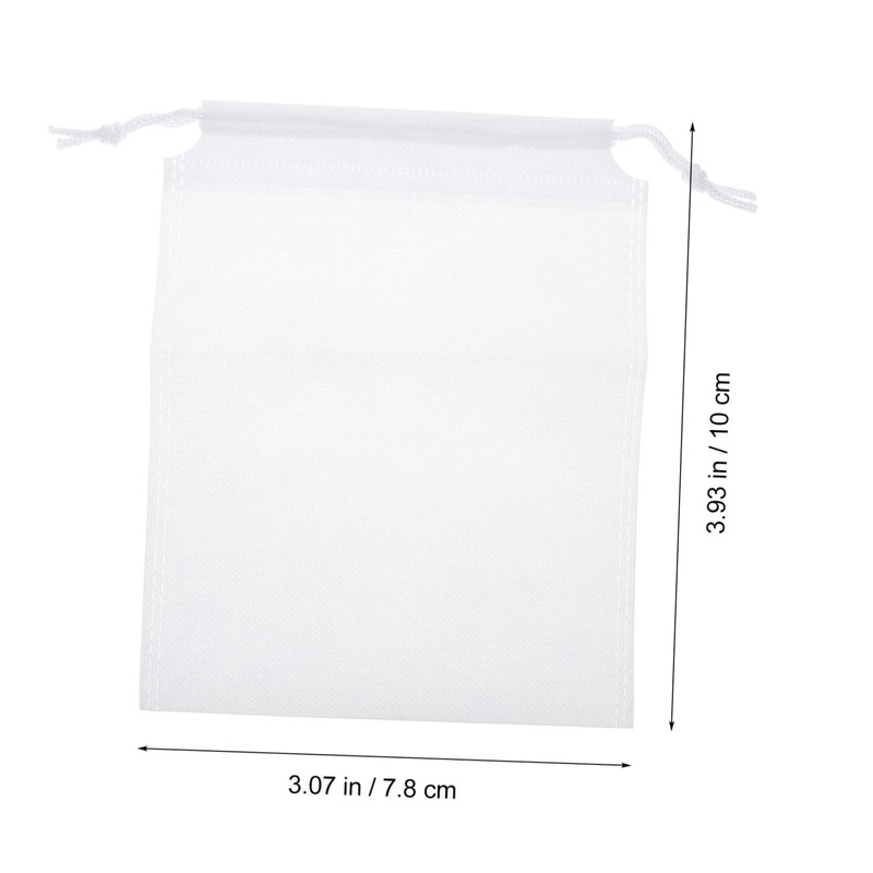 BESPORTBLE 10pcs Non Woven Net Bags with Draw String Durable