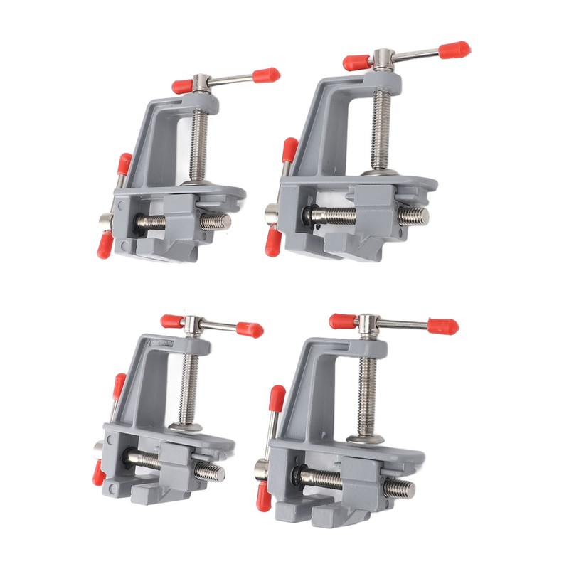 4PCS Portable Mini Table Clamp Aluminum Alloy Mini Bench Vice