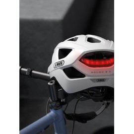 ABUS USB Light Aduro 3.0 - luce per casco ricaricabile con 2 modalità di illuminazione il da città