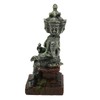 Aquarium Buddha Statue Decoration Resin Aquascaping Fish Tank Meditating Buddha